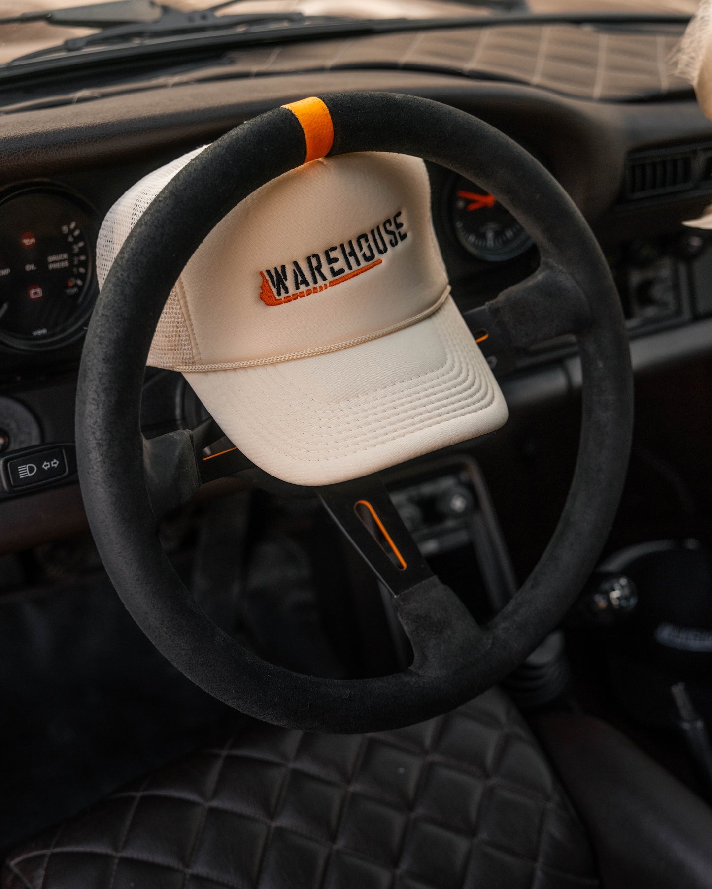 WAREHOUSE Trucker Hat Full Logo