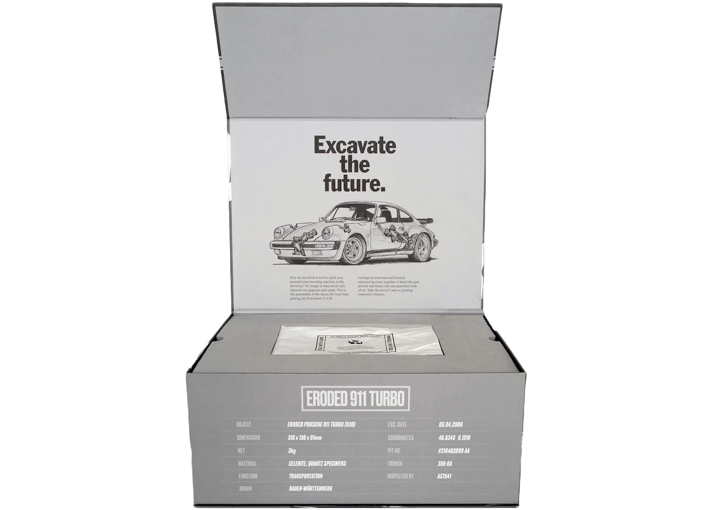 Daniel Arsham ERODED 911 TURBO Porsche Figure (Edition of 500)